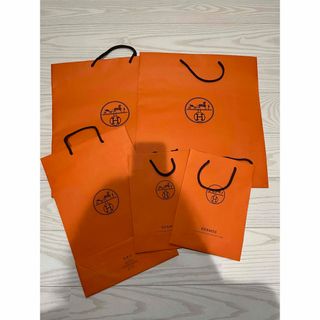 エルメス(Hermes)のエルメス5枚セット 特大ショッパー、中ショッパー、小ショッパー(ショップ袋)