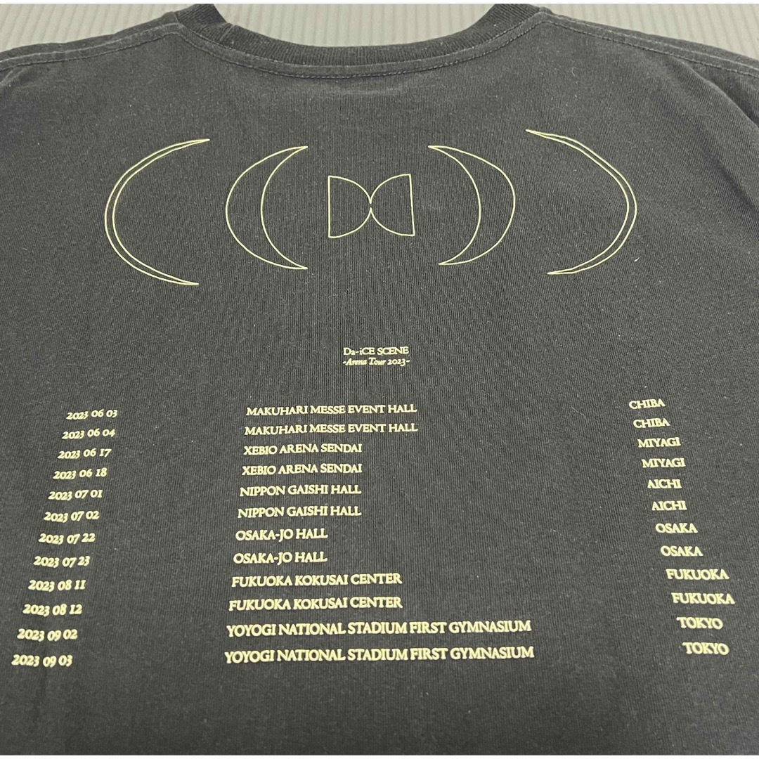 Da-iCE(ダイス)のDa-iCE scene ライブTシャツ　Lサイズ エンタメ/ホビーのタレントグッズ(ミュージシャン)の商品写真