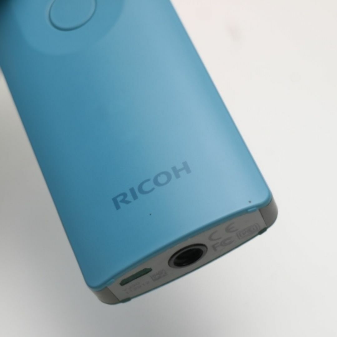 RICOH(リコー)の超美品 RICOH THETA SC Blue  M333 スマホ/家電/カメラのカメラ(コンパクトデジタルカメラ)の商品写真