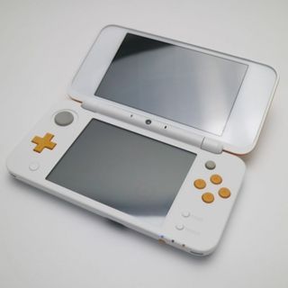 ニンテンドー3DS(ニンテンドー3DS)の超美品 NEWニンテンドー2DS LL ホワイト×オレンジ  M333(携帯用ゲーム機本体)