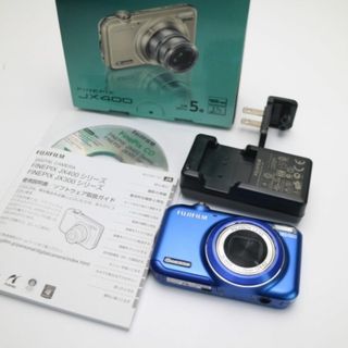 フジフイルム(富士フイルム)の超美品 FinePix JX400 ブルー  M333(コンパクトデジタルカメラ)