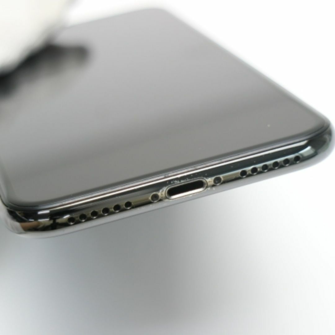 iPhone(アイフォーン)の超美品 SIMフリー iPhoneX 256GB スペースグレイ  M333 スマホ/家電/カメラのスマートフォン/携帯電話(スマートフォン本体)の商品写真