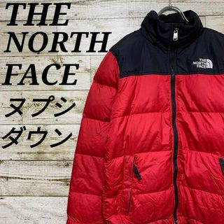 ザノースフェイス(THE NORTH FACE)の【w238】希少USA規格ノースフェイス刺繍ロゴヌプシダウンジャケットブルゾン(ダウンジャケット)