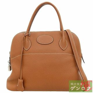 エルメス(Hermes)の【中古】HERMES エルメス ボリード31 ショルダーバッグ ハンドバッグ 2WAY 斜め掛け ブラウン レザー □J刻印(2006年) レディース【質屋】(ショルダーバッグ)