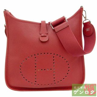 エルメス(Hermes)の【中古】HERMES エルメス エヴリンⅢ ショルダーバッグ 斜め掛け レッド トリヨンクレマンス □JO刻印(2011年) レディース【質屋】(ショルダーバッグ)