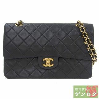 シャネル(CHANEL)の【中古】CHANEL シャネル マトラッセ Ｗチェーンショルダー ショルダーバッグ ハンドバッグ ブラック レザー 0番台 レディース【質屋】(ショルダーバッグ)