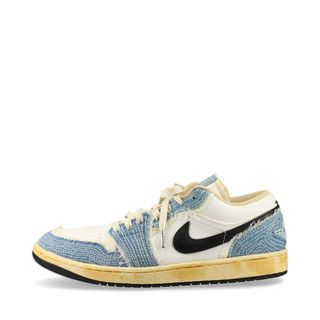 ナイキ(NIKE)のナイキ AIR JORDAN 1 LOW デニム×レザー 27.5cm マ(スニーカー)