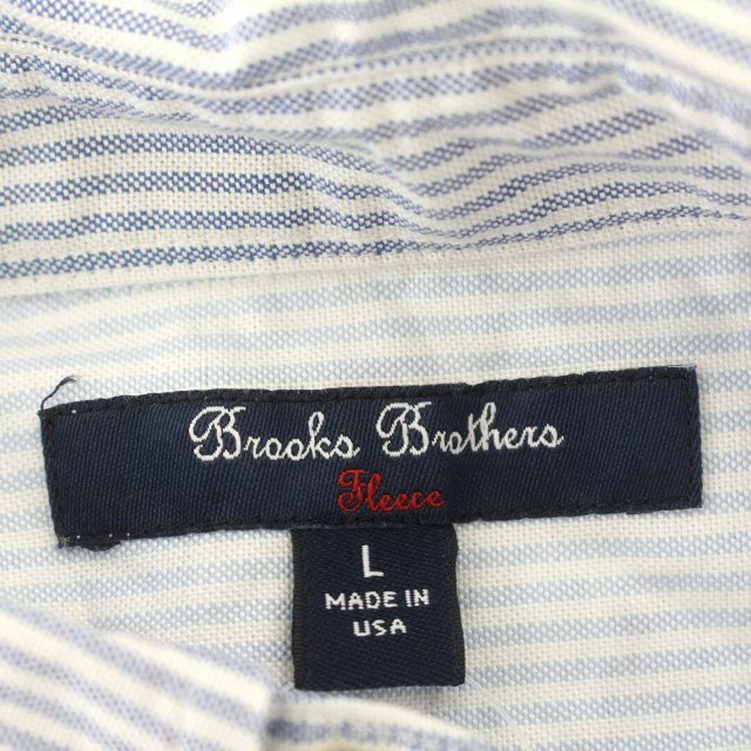 Brooks Brothers(ブルックスブラザース)のブルックスブラザーズ シャツ ストライプ クレイジー 長袖  L ピンク 水色 レディースのトップス(シャツ/ブラウス(長袖/七分))の商品写真