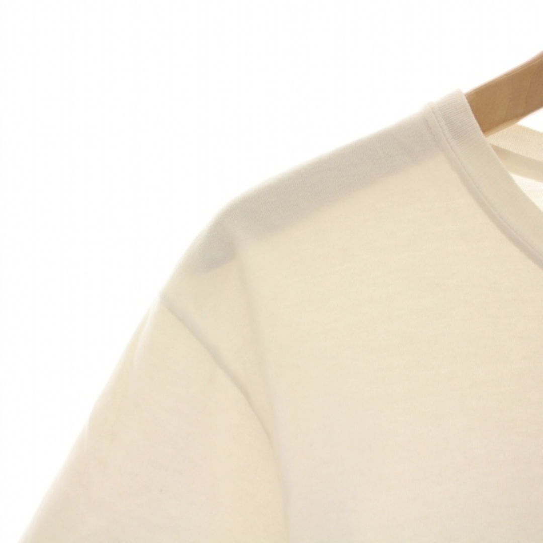 STUSSY(ステューシー)のSTUSSY Tシャツ カットソー 半袖 クルーネック ロゴ刺繍 S 白 メンズのトップス(Tシャツ/カットソー(半袖/袖なし))の商品写真