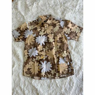 BURBERRY BLACK LABEL アロハシャツ 花柄 サイズ3 美品