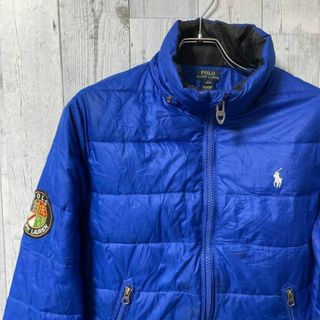 ポロラルフローレン(POLO RALPH LAUREN)の【USED】ラルフローレン ダウンジャケット　ブルー　青(ダウンジャケット)