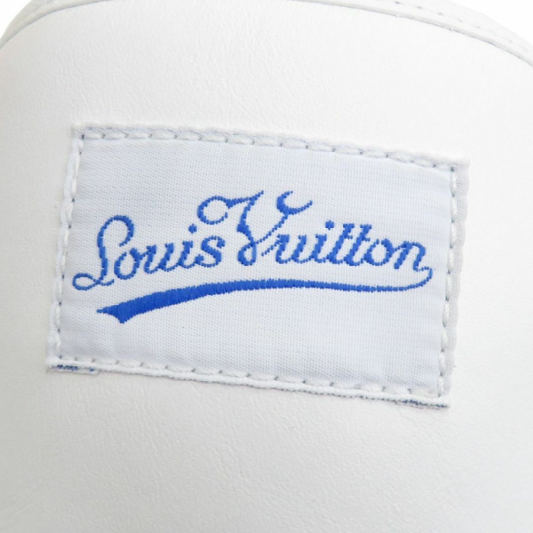LOUIS VUITTON(ルイヴィトン)の美品 ルイヴィトン LV リヴォリ ライン ベルクロストラップ カーフ レザー レースアップ ハイカット スニーカー シューズ 箱付き 46515 メンズの靴/シューズ(スニーカー)の商品写真