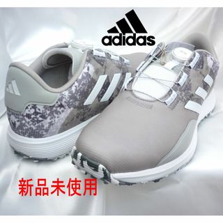 アディダス(adidas)の新品26.5cmアディダス ボアダイヤル グレー メンズゴルフシューズ 幅広(シューズ)