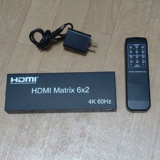 HDMI マトリックス 6 IN 2 OUT