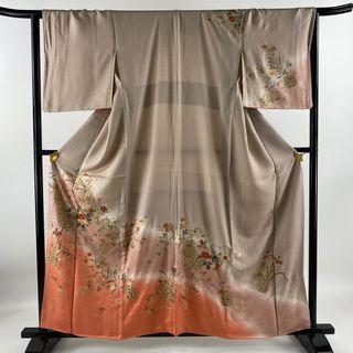 訪問着 身丈160cm 裄丈65cm 正絹 秀品 【中古】(着物)