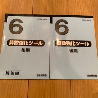 日能研　算数強化ツール　後期　2022年度版(その他)