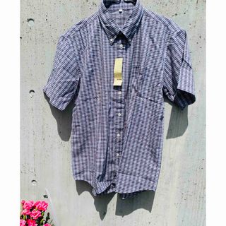 AEON - メンズ 大きい服　イオン　半袖　ブラウス　トップス　XL 新品　綿100