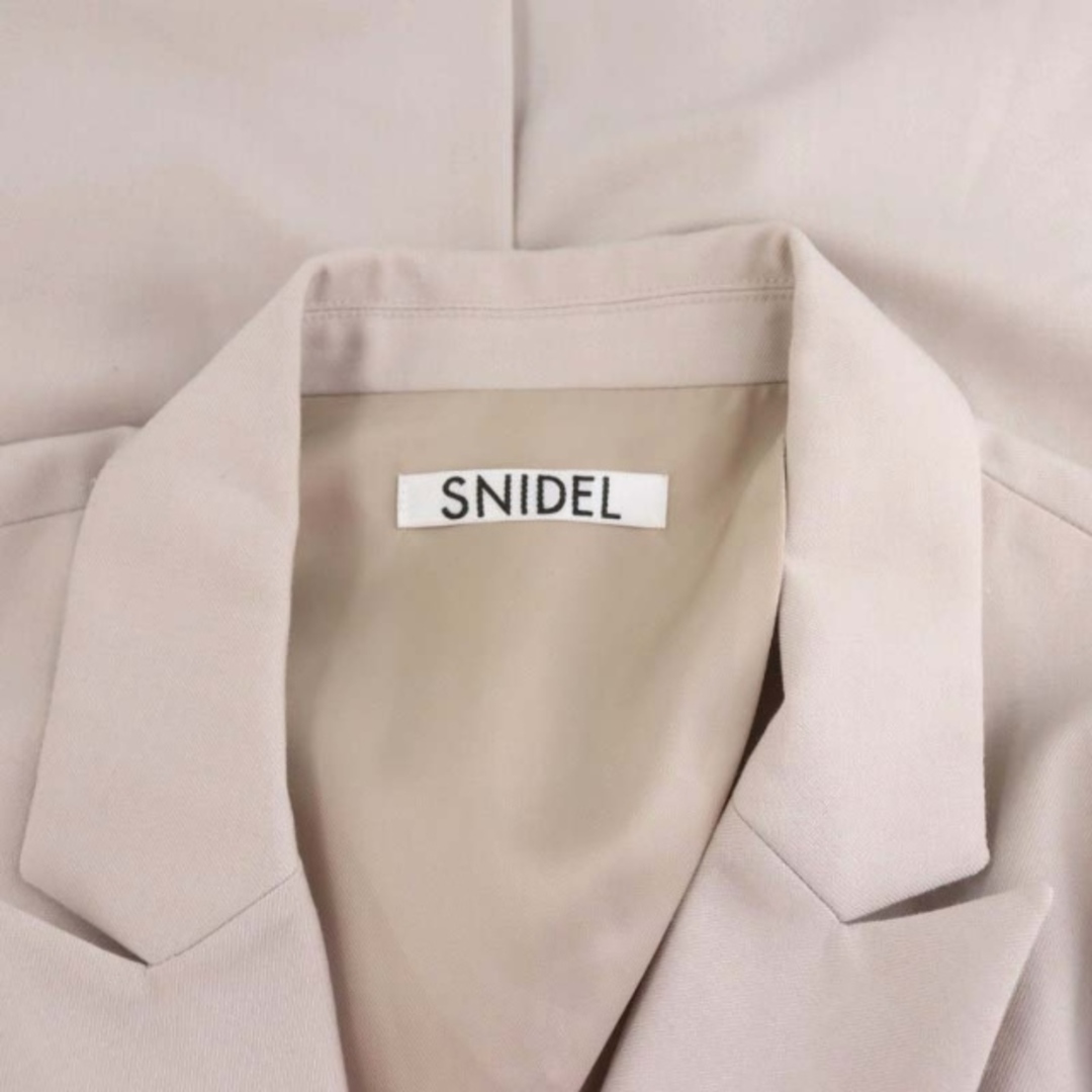SNIDEL(スナイデル)のスナイデル クラシックブレザー ジャケット テーラード ダブル 0 ベージュ レディースのジャケット/アウター(その他)の商品写真