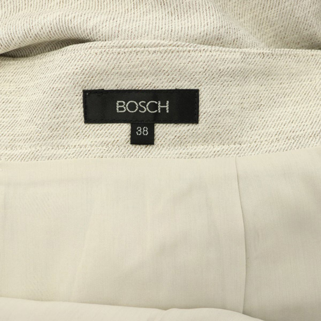 BOSCH(ボッシュ)のボッシュ BOSCH ワイドパンツ タック ハイウエスト 38 ライトベージュ レディースのパンツ(その他)の商品写真