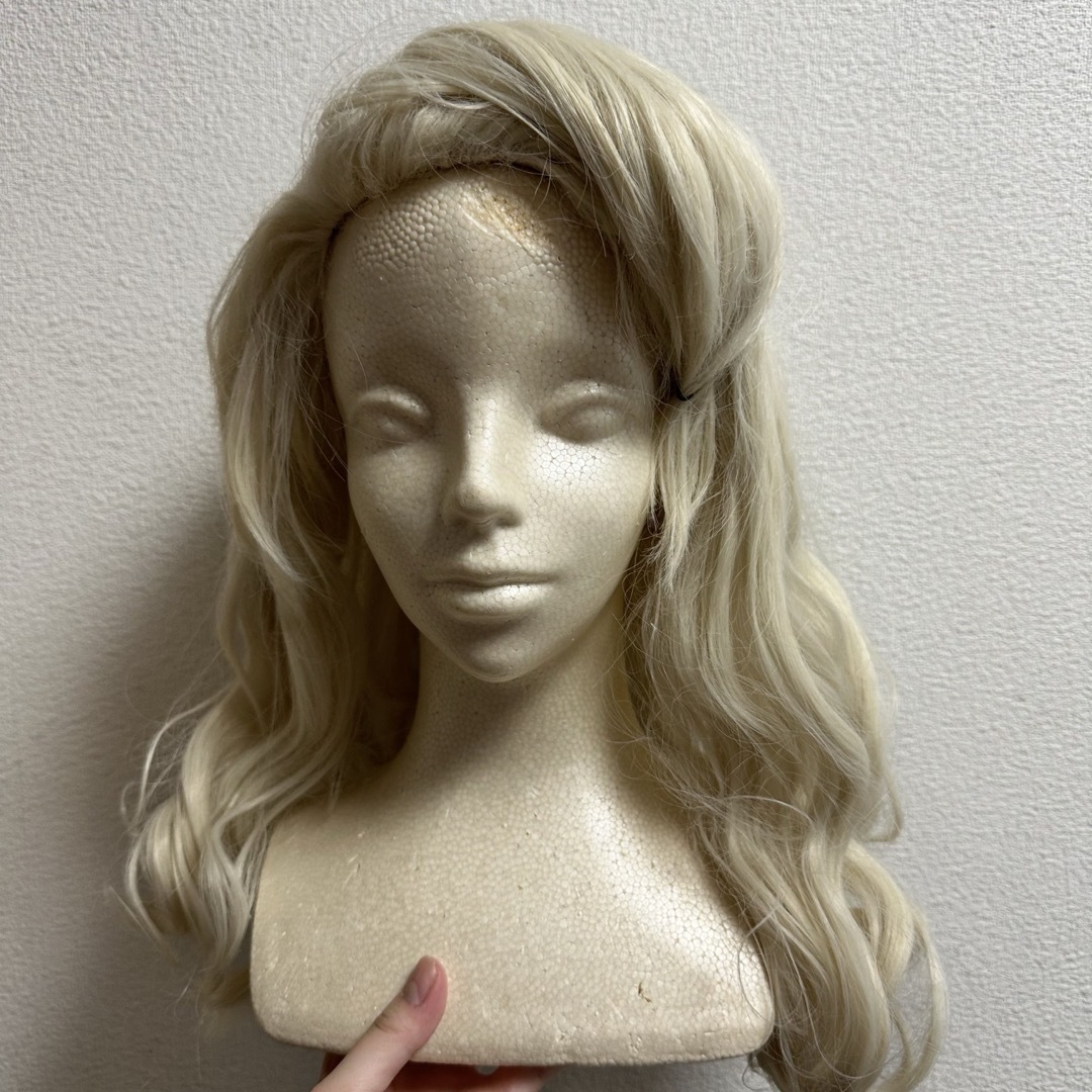 Dハロ仮装 グリーティング 風 精霊エルサ ウィッグ 青臭い Dハロ仮装 グリーティング 風 精霊エルサ ウィッグ 青臭い