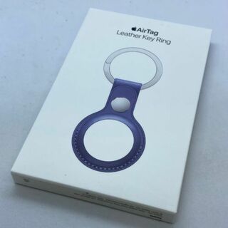 アップル(Apple)の【未使用品】AirTag Leather Key Ring MMFC3FEA ウィステリア(その他)