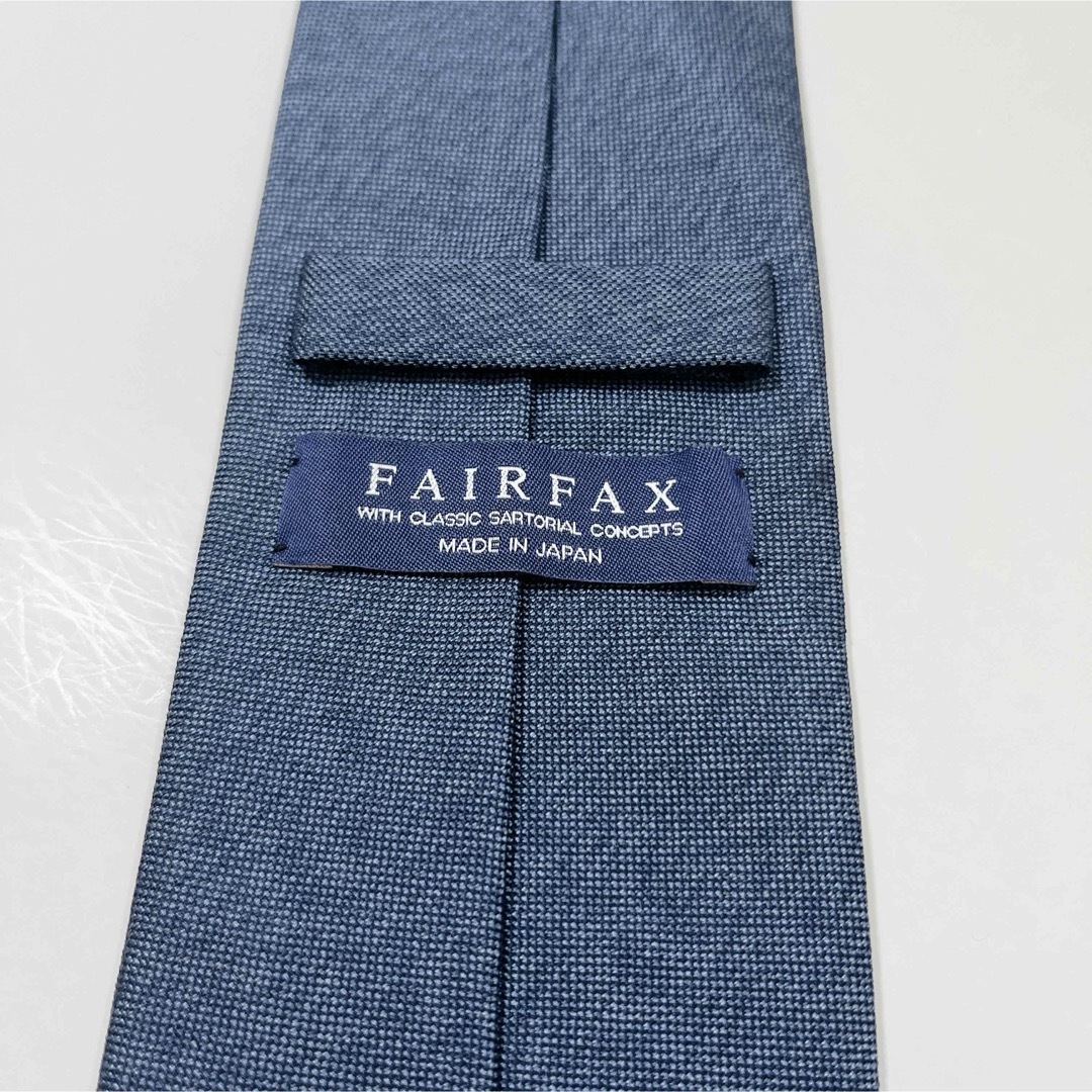 FAIR FAX(フェアファクス)の美品 フェアファクス ネクタイ ハイブランド ソリッドタイ 無地 光沢 ビジネス メンズのファッション小物(ネクタイ)の商品写真