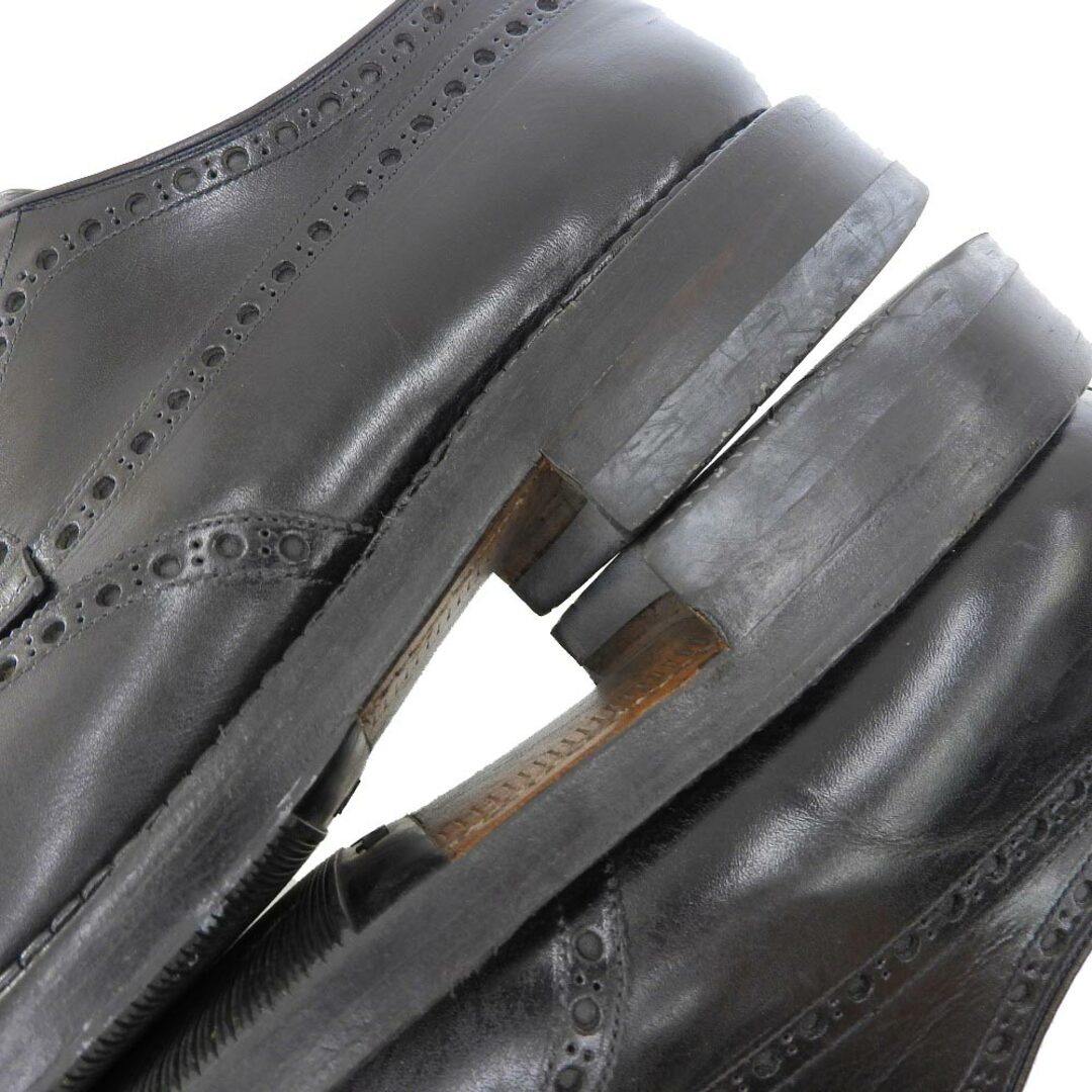 スコッチグレイン SCOTCH GRAIN スコッチグレイン 外羽根式 ウイングチップ シューズ メンズ ブラック 26 1/2 26 1/2 メンズの靴/シューズ(その他)の商品写真