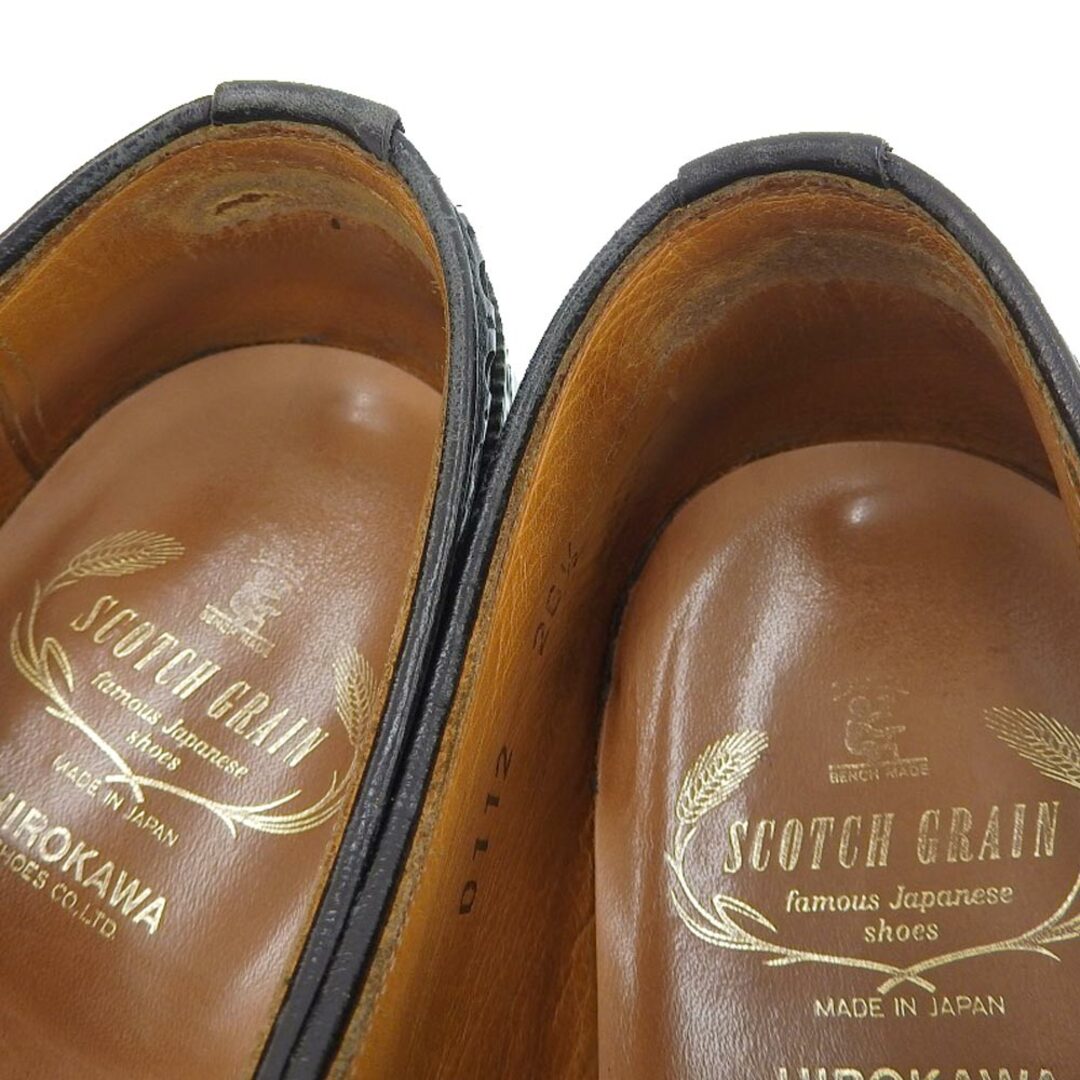 スコッチグレイン SCOTCH GRAIN スコッチグレイン 外羽根式 ウイングチップ シューズ メンズ ブラック 26 1/2 26 1/2 メンズの靴/シューズ(その他)の商品写真
