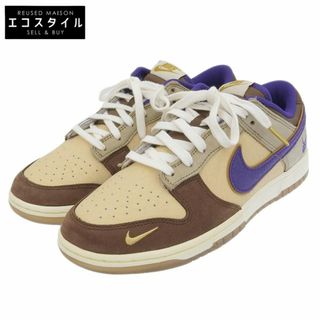 ナイキ(NIKE)のナイキ 未使用 NIKE ナイキ Dunk Low Setsubun シューズ メンズ ブラウン系×パープル 26.5cm DQ5009 268 8.5(US)(その他)