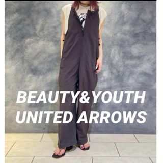 ビューティアンドユースユナイテッドアローズ(BEAUTY&YOUTH UNITED ARROWS)のbeauty&youth ナイロンオーバーオール 【M】(サロペット/オーバーオール)