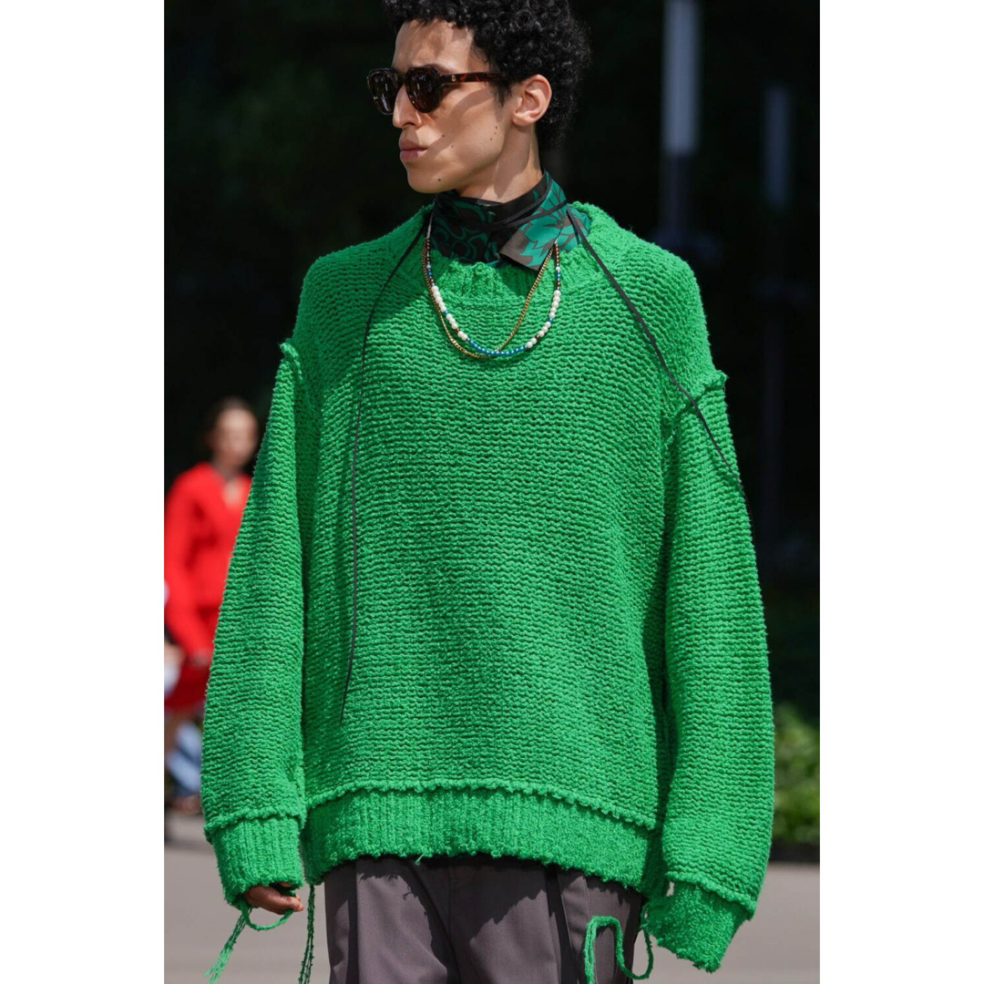 sacai - sacai 24SS Knit pullover ブラックの通販 by .com's sacai - sacai 24SS Knit pullover ブラックの通販 by .com's