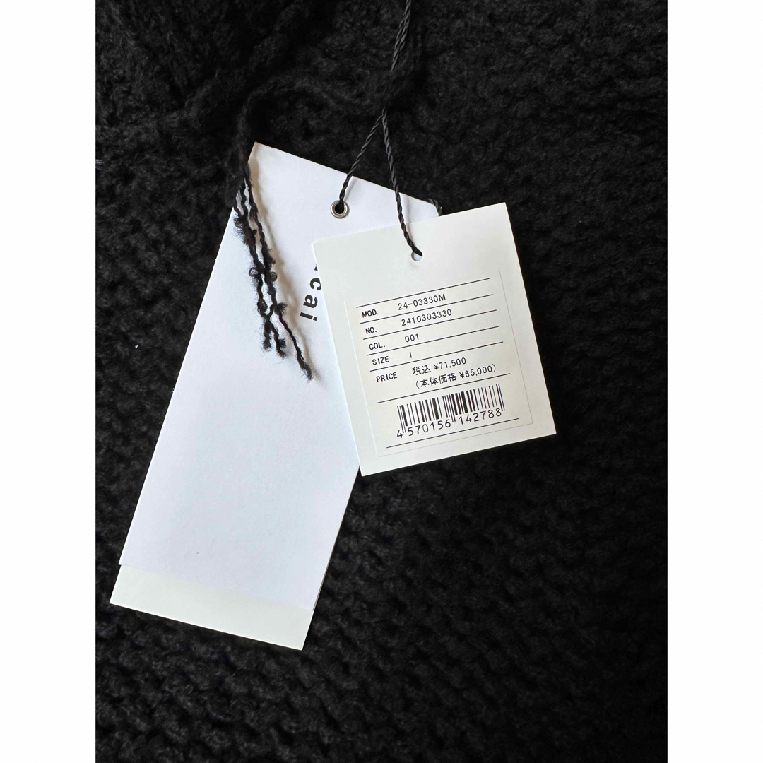 sacai - sacai 24SS Knit pullover ブラックの通販 by .com's sacai - sacai 24SS Knit pullover ブラックの通販 by .com's