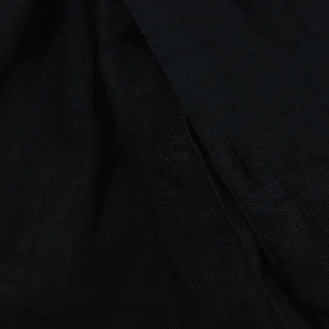 ユニバーサルティシュ バンドカラーギャザーボリュームブラウス シャツ 黒 レディースのトップス(その他)の商品写真