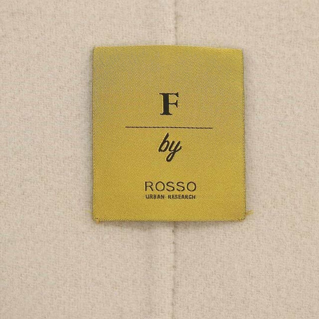 ROSSO(ロッソ)のロッソ アーバンリサーチ F リバーフードショートコート ウール F ベージュ レディースのジャケット/アウター(その他)の商品写真