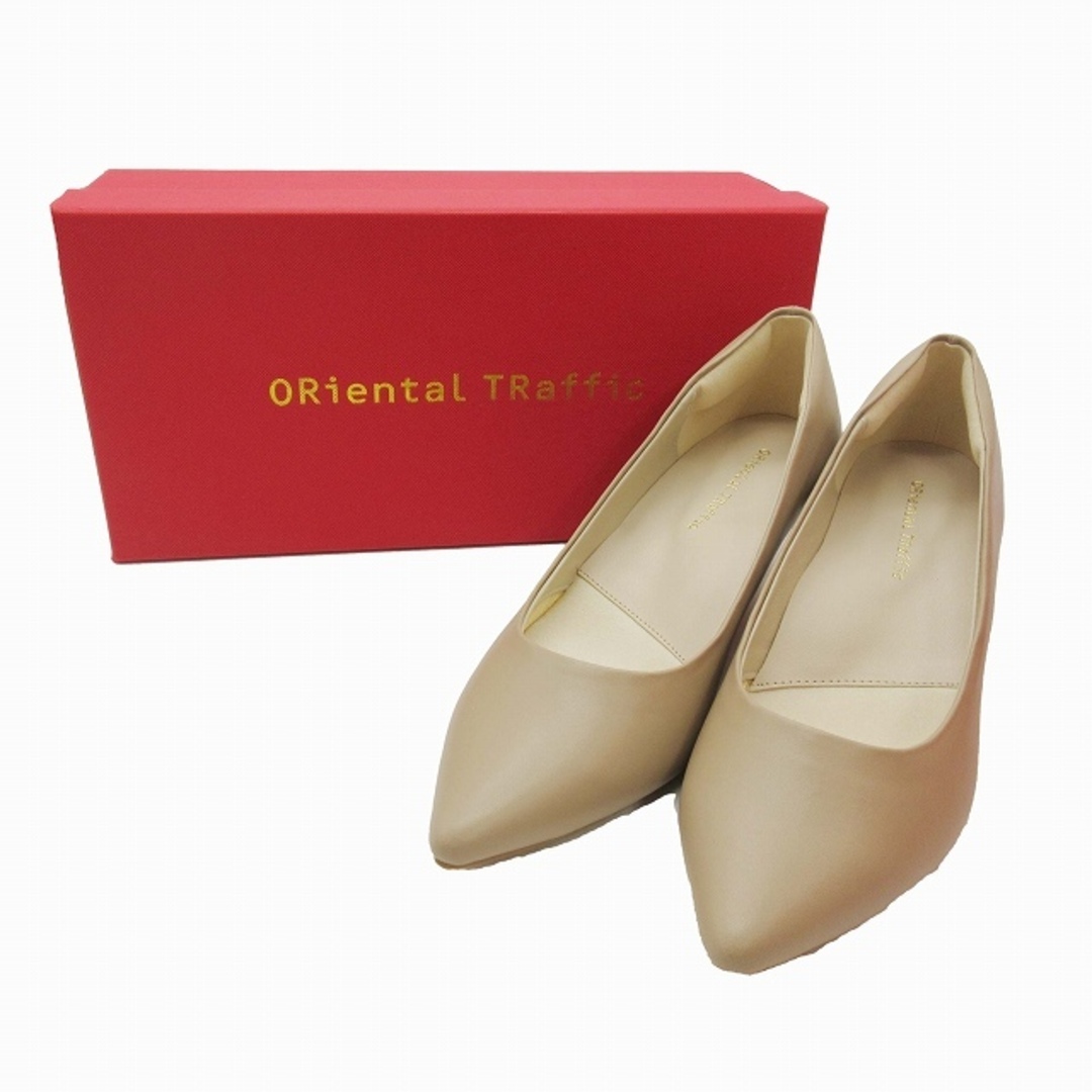 ORiental TRaffic(オリエンタルトラフィック)の美品 オリエンタルトラフィック 跳べるパンプス ミドルヒール レザー レディースの靴/シューズ(ハイヒール/パンプス)の商品写真