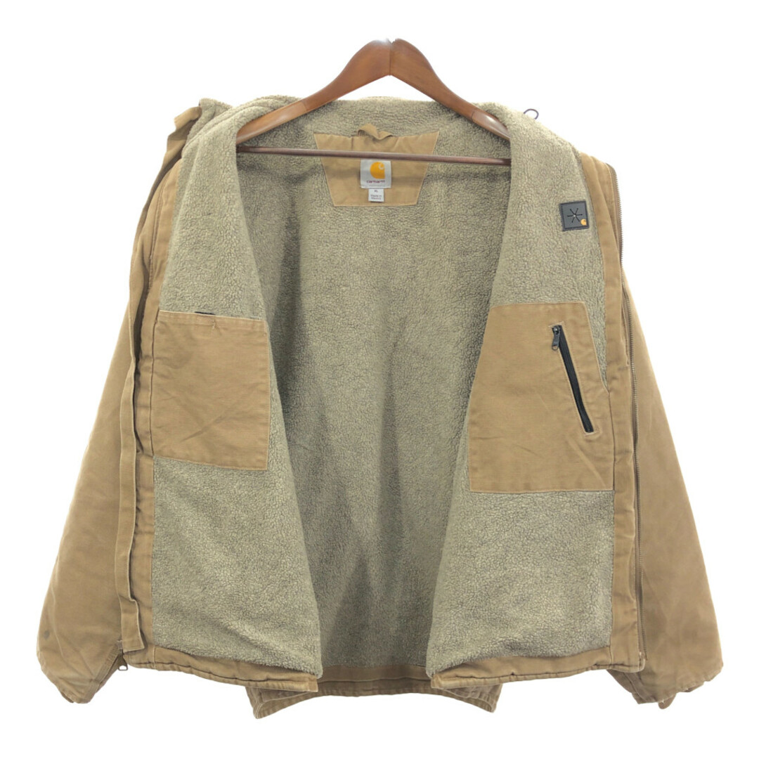 carhartt(カーハート)のCarhartt カーハート ダック ワークジャケット ベージュ (メンズ XL) 中古 古着 Q5175 メンズのジャケット/アウター(その他)の商品写真