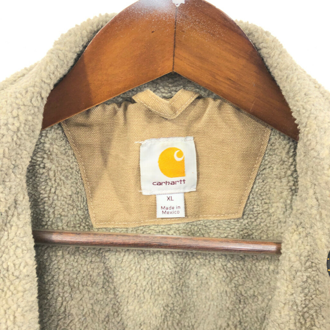 carhartt(カーハート)のCarhartt カーハート ダック ワークジャケット ベージュ (メンズ XL) 中古 古着 Q5175 メンズのジャケット/アウター(その他)の商品写真