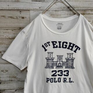 POLO RALPH LAUREN - 【699】ポロラルフローレン　フェルトロゴプリント　ボートネック　半袖Tシャツ