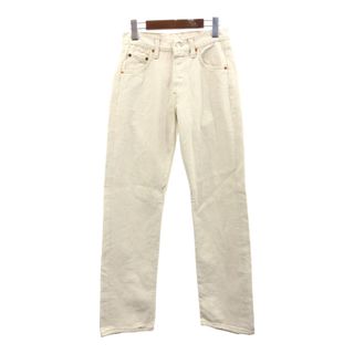 リーバイス(Levi's)の90年代 USA製 Levi's リーバイス 501 デニムパンツ アイボリー (メンズ W28 L30) 中古 古着 Q5177(デニム/ジーンズ)