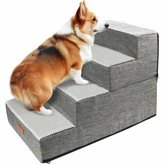 犬用階段 犬 ステップ ペット 階段 ドッグステップ 折り畳み式 滑り止め(犬)