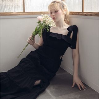 andmary Sophia tiered dress Black(ロングワンピース/マキシワンピース)