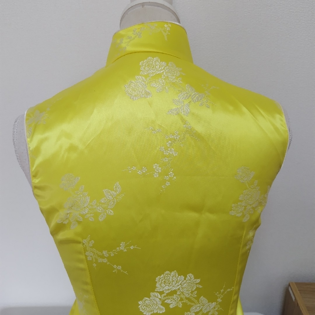 チャイナ服🇨🇳イエロー レディースのフォーマル/ドレス(その他)の商品写真