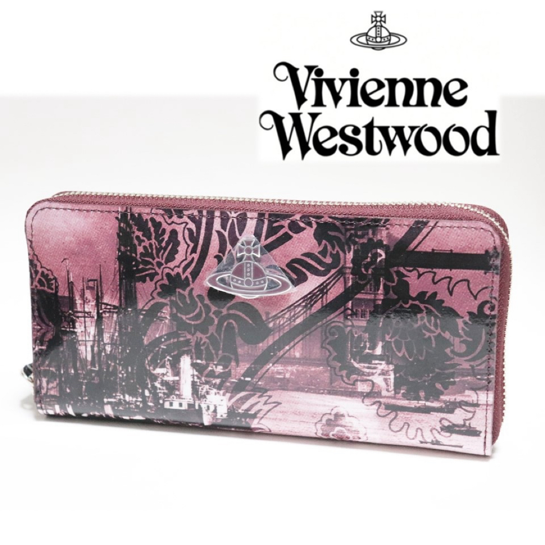 Vivienne Westwood(ヴィヴィアンウエストウッド)の《ヴィヴィアンウエストウッド》新品 ロンドンブリッジ ラウンドファスナー式長財布 レディースのファッション小物(財布)の商品写真