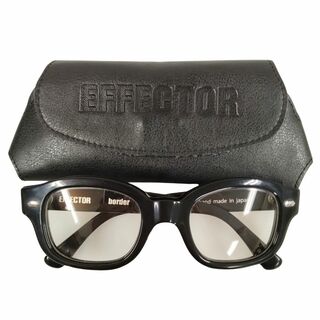 エフェクター(EFFECTOR)のEFFECTOR エフェクター border ボーダー 眼鏡 メガネ ブラック 正規品 / 33127(サングラス/メガネ)