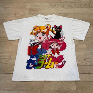 美少女戦士セーラームーン アニメTシャツ/アニメT/USED/古着/シングル(Tシャツ/カットソー(半袖/袖なし))