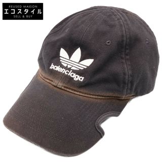 バレンシアガ x adidas アディダス 【美品】723749 410B2 ベースボールキャップ L 59cm