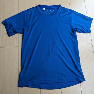 アディダス(adidas)のアディダス　Tシャツ　青色　スポーツ用(Tシャツ/カットソー(半袖/袖なし))
