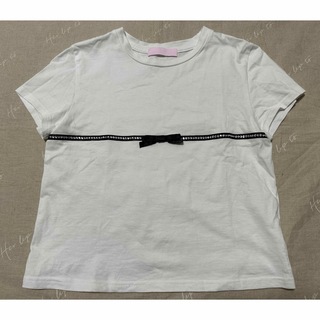 jiltu ribbon t shirt Tシャツ White ホワイト(Tシャツ(半袖/袖なし))