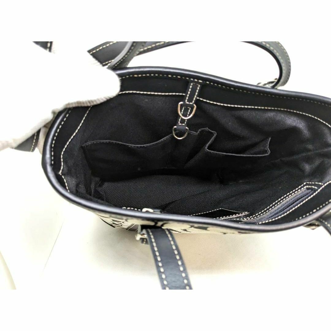COACH(コーチ)の✨【即日配送】COACH トートバッグ  6612 バケツ型キャンバス×レザー黒 レディースのバッグ(トートバッグ)の商品写真