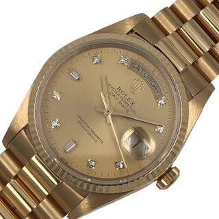 ROLEX - 　ロレックス ROLEX デイデイト 18038A 98番台 ゴールド K18YG メンズ 腕時計